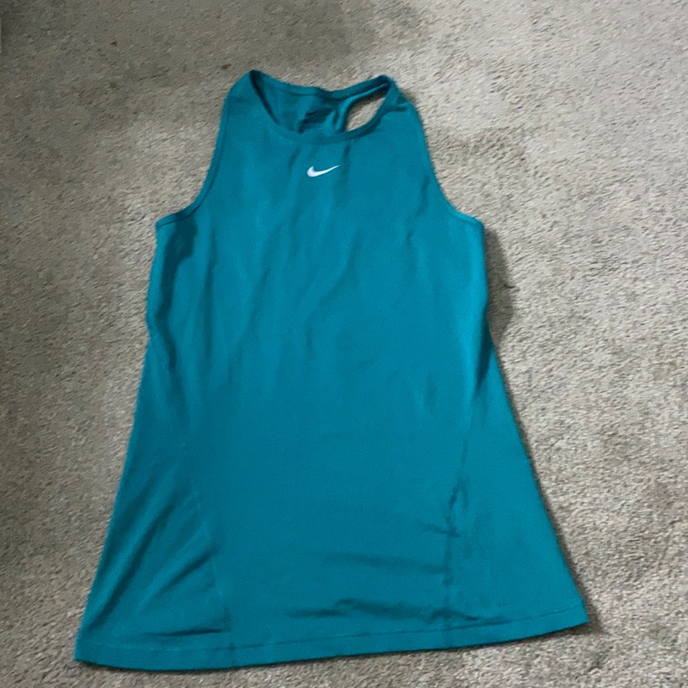 Blue Nike workout top